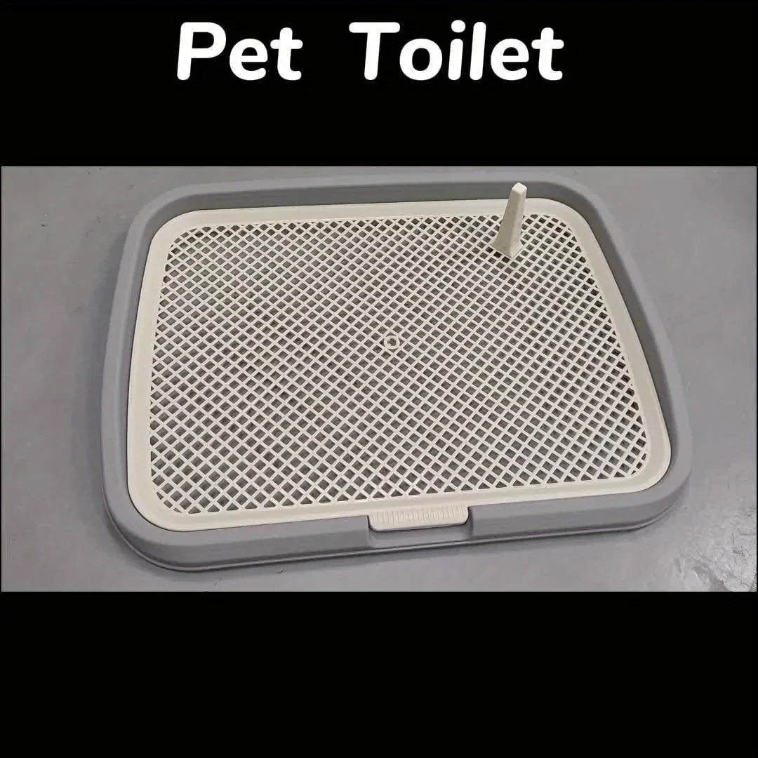 Dog Potty Training Toilet — Reusable Pee Pad Holder with Removable Net Tray