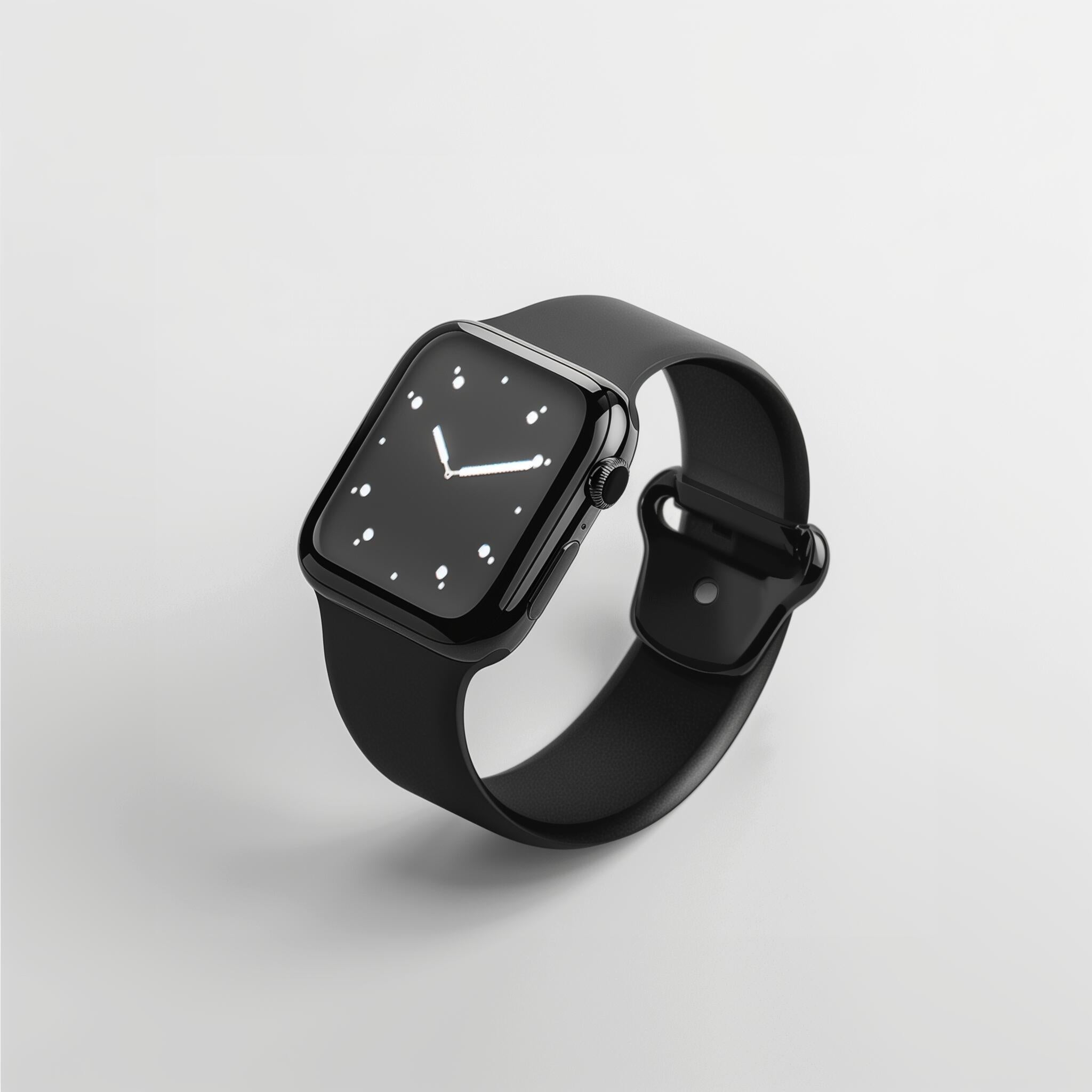 Classic Square Silicone Smart Watch